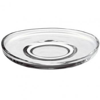 Leonardo Loop - Platos de café, 14 centímetros, 6 unidades, transparente
