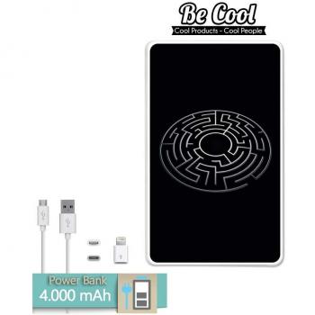 Becool® - Batería Externa Power Bank 4000 mah + Gratis 1 cable USB-MicroUsb