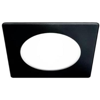Downlight LED Cuadrado Novo Lux 12W Cristal Negro - Ahorro Energético IP20 4000K 970lm
