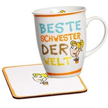 Ritzenhoff & Breker Mejor Vaso Taza de Café, Taza, Motivo: Beste Schwester