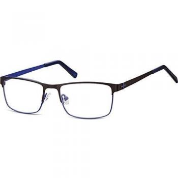 Rectangle Armazón Completo Metal Azules Lentes Recetadas Para Hombre - Gafas Anti-Azules - SmartBuy Collection