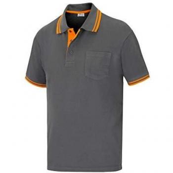 Vesin SEL-904-GR/NA T-M Polo Manga Corta, Elite, Bicolor, L9000