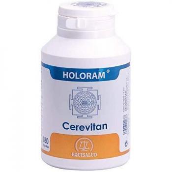 Suplemento Cerebral Equisalud Holoram Cerevitan - Mejora la Memoria y Aumenta la Energía, 180 cápsulas de 580mg