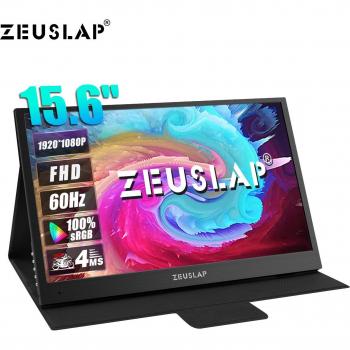 Monitor portátil ZEUSLAP Z15XP 4K FHD 15.6 pulgadas Ultra HD para Switch PS5 XBOX PC ordenador