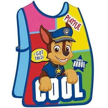 Delantal PVC sin mangas Patrulla Canina para niños de 2-5 años