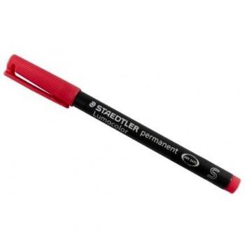 Rotulador Permanente Staedtler Punta Rojo