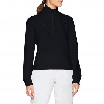 CMP Sudadera de Forro Polar para Mujer, Mujer, 38G1256, Negro, 38