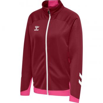 Hummel Chaqueta Lead Poly - Chaqueta de mujer, con cierre de cremallera, fabricada en poliéster, diseño moderno y deportivo, ideal para actividades al aire libre y uso diario