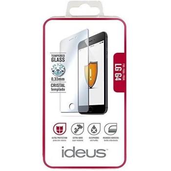 Ideus PPCRG4 - Protector de pantalla 5.5 vidrio templado para LG G4, transparente