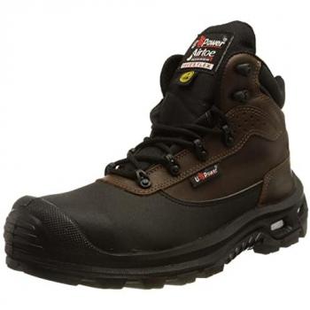 Bota de seguridad S3 marrón, modelo Floyd ESD, talla 47 EU, repelente al agua, características: Ci AN SRC