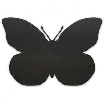 KalaMitica Placa Metálica, 56x38 cm, Mariposa, Antracita