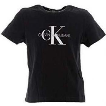 Camiseta de niño Calvin Klein en negro con print