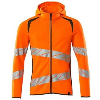 Sudadera con Cremallera Alta Visibilidad Accelerate Safe 19284 Naranja/Verde 4XL