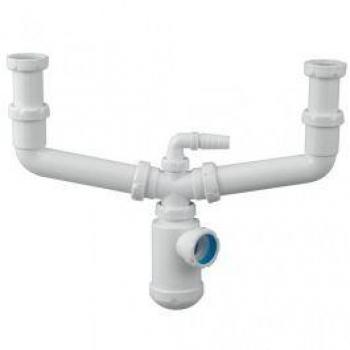 Jimtem M103164 - Sifon doble botella horizontal racor s-41 1 1/2