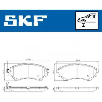 Pastillas de freno SKF VKBP 80289 A