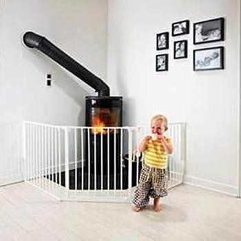 Baby Dan - Barrera de Seguridad Flex L blanco