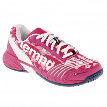 Kempa Attack, Zapatos de Cordones Derby Unisex Niños, Magenta/Blanco, 33 EU