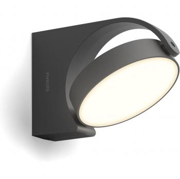 Aplique LED de exterior Philips Mimosa, orientable, 7W, 600lm, luz cálida 2700K, IP44