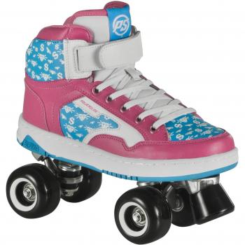 Powerslide Rollschuhe Player - Patines en Paralelo, Color Fucsia/Blanco, Talla 39