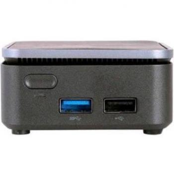 ECS LIVA Q2 Mini PC Intel Celeron N4120 4GB LPDDR4-SDRAM 64GB eMMC Windows 11 Negro, Plata