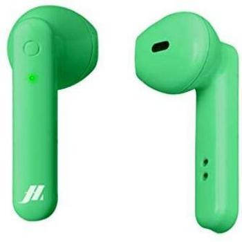 SBS Auriculares estéreo inalámbricos TWS Beat True con micrófono y botón de Llamada/Llamada, Funda de Carga, hasta 2,5 Horas de reproducción de música, Color Verde