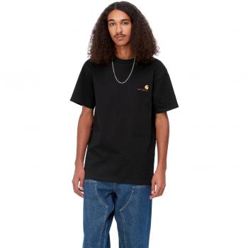 Carhartt WIP American Script Camiseta negro