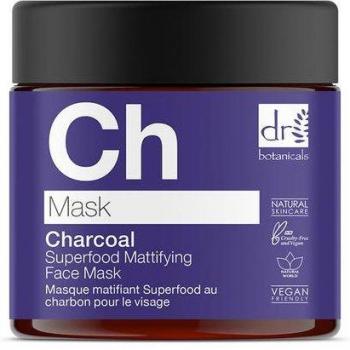 Charcoal Superfood Mattifying Face Mask - 60ml by Dr. Botanicals