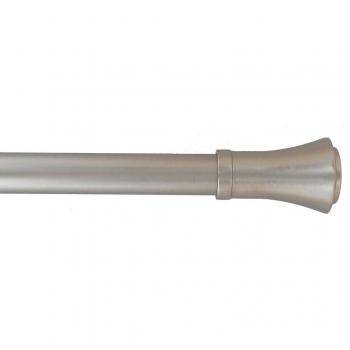 Kit Extensible de Cortina 120-210 cm D28 con Terminal Richelieu - Plata