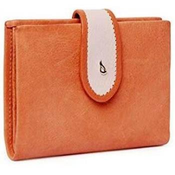 Abbacino Tarjetero de mujer piel en naranja