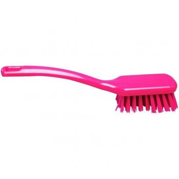 Maya Professional Tools 10203-3 Cepillo Multiusos, Mango Corto, Fibra Dura, 270 x 47 mm, Rojo