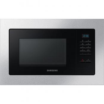 Samsung MS20A7013AT Microondas Integrable 20L 850W Acero Inoxidable con Descongelación Multifunción y Plato Giratorio