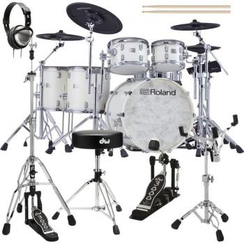 Roland VAD716 Pearl White Acoustic Design Electronic Drum Kit