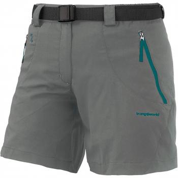 Trangoworld Greska Pant. Corto, Mujer, Gris Niebla, S