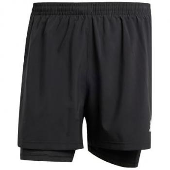 Adidas Own the Run Climacool 2-in-1 Running Shorts - Black - Size S