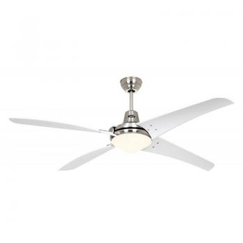 Ventilador de techo industrial Casafan Mirage BN-SL, 142 cm, aspas gris, con control remoto y luz