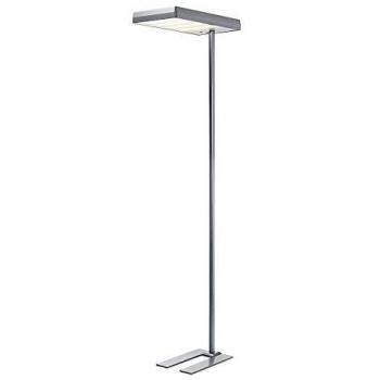 Lámpara de pie LED Hansa Maxlight 50 W, 3700 lm, altura 1900 mm, aluminio plata
