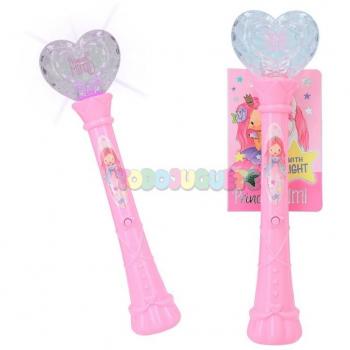 Princess Mimi Varita Mágica con Corazón de Cristal e Iluminación - Edición Especial
