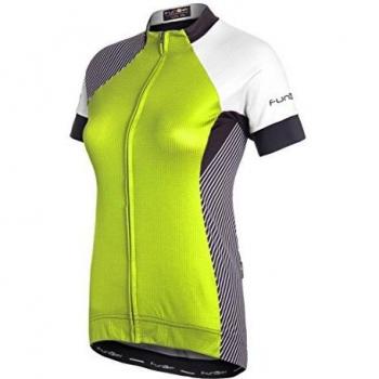Funkier – Maillot de Mataro wj814 Pro de Manga Corta Ciclismo Jersey, Mujer, Color Amarillo Fluorescente, tamaño XS