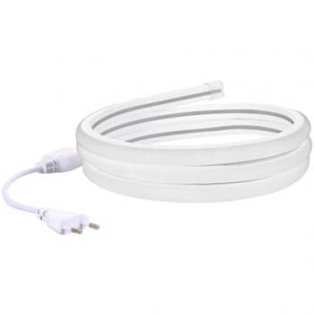 Tira Neón LED 7.5 W/m Regulable 220V AC 120 LED/m Semicircular 180º Blanco Frío IP67 a Medida Corte cada 100 cm