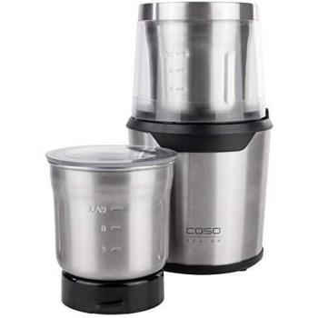 CASO UZ 200 - Design Multi Chopper, Electric Chopper, Container, Strike Knife and Durable Stainless Steel Body, Ideal as a Chopper and Grinder for Nuts, Vegetables, Fruits, Coffee, etc.