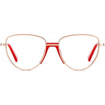 Etnia Barcelona Shibuya PGRD Armazones y Lentes Recetados para Mujer Dorados, 53 mm