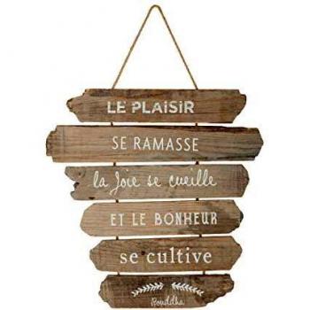 Decoración Murale Suspendida en Madera - Modelo 2 - 28x38 cm - Atmosphera