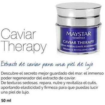 Maystar Skincare | Crema Facial Revitalizante Reafirmante con Extracto de Caviar | Caviar Therapy | 50 ml
