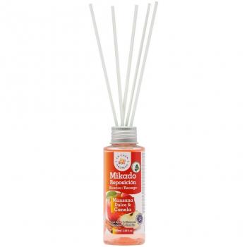 Ambientador Mikado Reposición Aroma Manzana Dulce y Canela 100ml - La Casa de los Aromas
