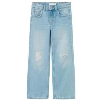 Name It Rose Wide Fit Light Blue Denim Jeans for Girls