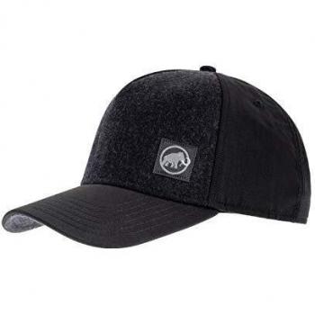 Gorra unisex Mammut Alnasca Negro-Phantom S-M