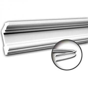 Cornisa Decorativa Flexible de Estuco Neoclásico Blanca 2 m - Profhome 150121F