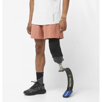 Short de hombre Salomon Cross 5'' rosa - XL