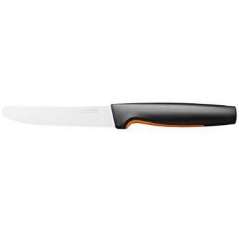 Cuchillo para Tomate Fiskars Functional Form, Longitud de Hoja 12 cm, Acero Inoxidable Japonés