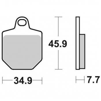 Pastillas de freno SBS Racing Sinterizadas P843-RSI para KTM